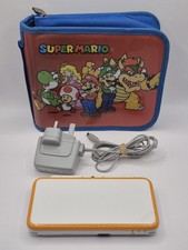 Nintendo 2DS XL Console White and Orange & Charger