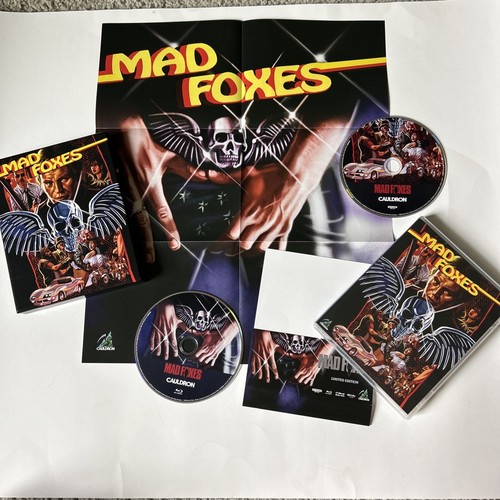 Cauldron 4K UHD LE Mad Foxes Blu Ray-box-poster-2 discset-xtra feature-Jose Gras