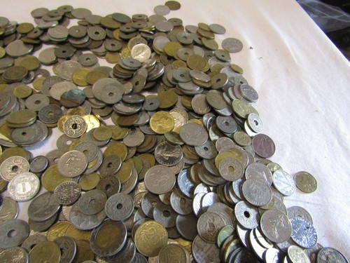 16... Lote de 4 kilos de monedas antiguas francia mundo - Imagen 3 de 11