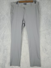 Peter Millar Pants Mens 35x32 Gray Gale Crown Crafted Surge Performance Trouser