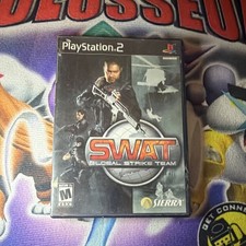 SWAT Global Strike Team Sony PlayStation 2 Complete Edition Black Label CIB