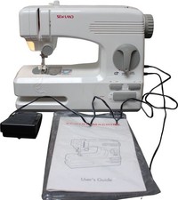 Sew Land Sewing Machine White With Foot Pedal & Manual