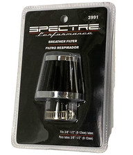 Spectre Performance Universal Valve Cover Filtered Breather Black Spe-3991 Spectre Performance Universal Valve Cover Filtered Breather Black Spe-3991
