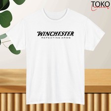 Winchester Arms Rifle T-Shirt Black/Navy/White/Grey/Red/Blue Shipping from USA