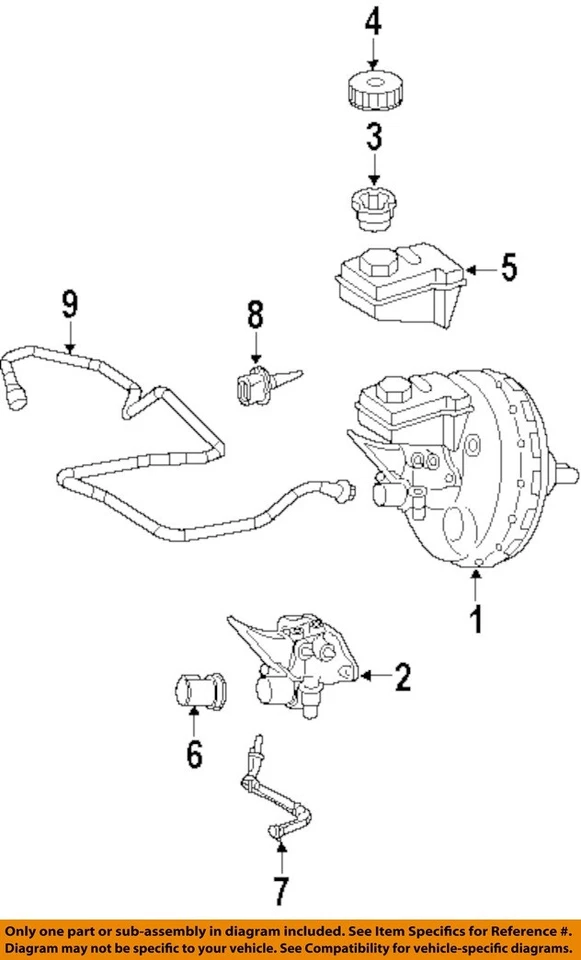 Б/у главный тормозной цилиндр подходит: 2007 Mercedes-Benz Mercedes r-class 164 тип ML - Изображение 3 из 4