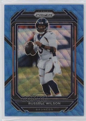 2022 Panini Prizm Blue Wave Prizm 113/199 Russell Wilson #86 07qt