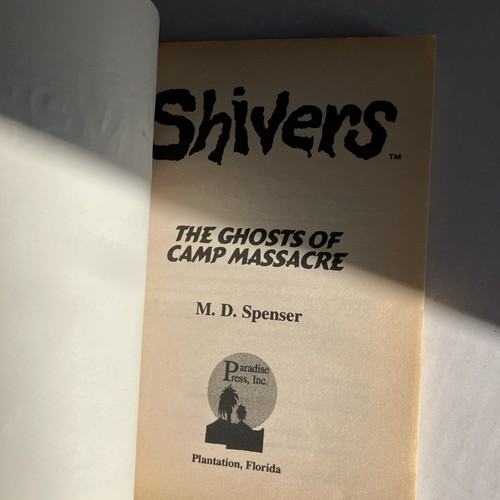 Vintage Lot of 3 Shivers MD Spenser Horror PB Books #17,19,24 The Thing Room 601 - Imagen 10 de 18