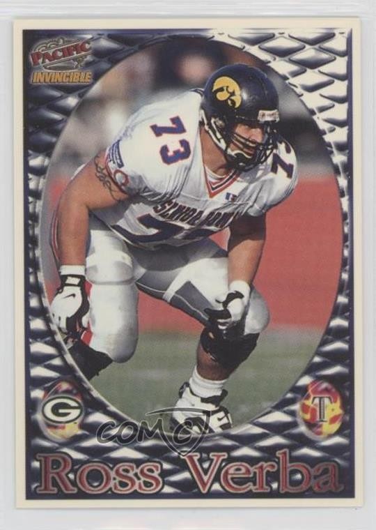 1997 Pacific Invincible Smash-Mouth Ross Verba #35 Rookie RC 09gu