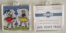 Wackelbild 50/60er Jahre ALUISI LUXEMBURG 2 spielende Mädchen 