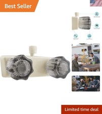 DF-SA100S-BQ RV/Motorhome/Trailer Shower Faucet Valve Diverter with Smoked Ac...