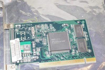 Matrox m3D PowerVR PCX2 PCI 1 MB 1 MB 3D only Video Accelerator retro tile based