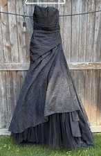 Terani Couture Ball Gown Prom Dress New w Tags Strapless Beaded Belt Size 0 891