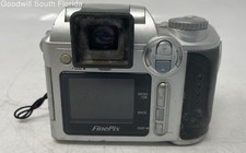 Fujifilm FinePix Model S3000 Silver 6x Optical Zoom Digital Camera Not Tested