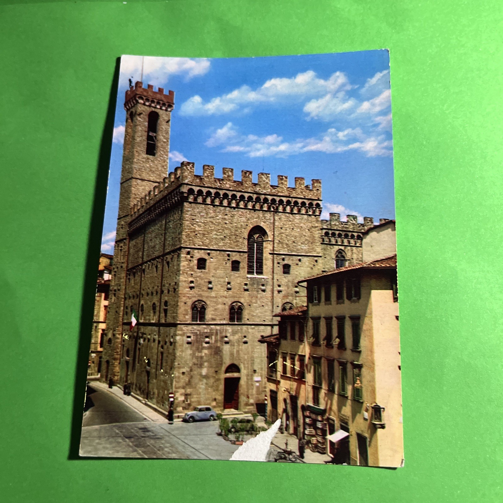 CARTOLINA A COLORI VINTAGE - FIRENZE IL BARGELLO MUSEO NAZIONALE - VIAGGIATA