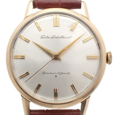 SEIKO Lord Marvel, 1960 model, 23 jewels, manual winding, 14K gold