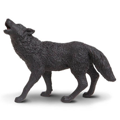 #ad Black Wolf North American Wildlife Figure Safari Ltd Toys Educational Figurines $11.99