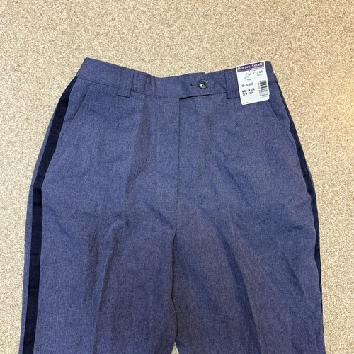NWT Women’s HORACE SMALL US POSTAL PANTS BLUE SIZE 12R USA Made 26x34” - Picture 2 of 10