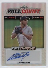 2023 Leaf Eclectic Silver Prismatic 2/10 Luis Perales #OFC-LP1 Auto sc8