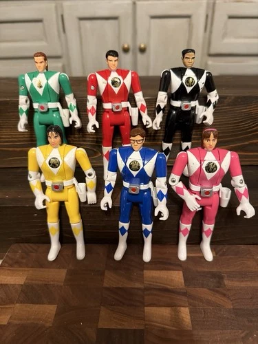 Vintage 1993/94 Bandai Power Rangers Action Figure Lot - 14pc Flip Heads Monster