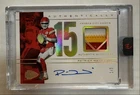 PATRICK MAHOMES II 2025 PANINI AUTHENTICALLY USED PATCH GOLD AUTO 1/5 Q0593