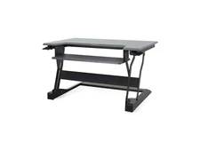 New Ergotron WorkFit-T Sit-Stand Desktop Workstation Stand - Black 33-397-085