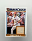 Topps 2026 Series 2 Mike Trout Angels 75 year 1991 relic bat card!