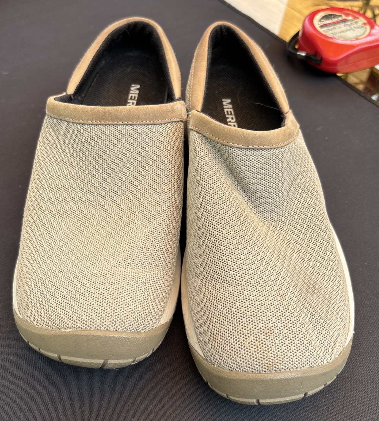 Scarpe Mule Merrell Donna Taglia 6 Encore Breeze 4 Taupe Beige Zoccoli Slip On