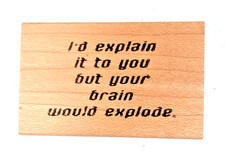 FUNNY HUMOR Rubber Stamp Words Phrases Card Making Craft