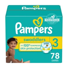 Pampers Swaddlers Disposable Diapers - Size 3 - 78ct