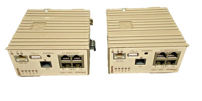 LOT OF 2 Westermo Falcon 3660-0100 FDV-206-1D1S Industrial VDSL Router