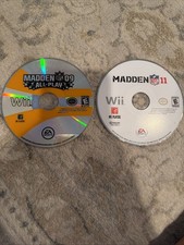Nintendo Wii Madden NFL 09 All-Play And NFL 10 **DISCS ONLY** 