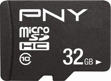 PNY 32GB Performance Plus Memory Card Class 10 MicroSDHC Plus Adapter NEW