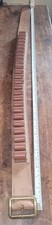 Quality BRADY heavy leather 12G Size M  Shotgun cartridge belt  Brass Buckle