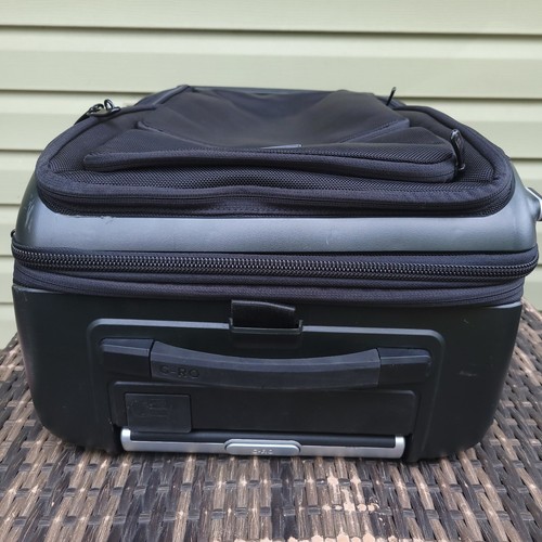 G-RO Suitcase Black 22” Upright Expandable Carry On Bag Luggage Travel - Picture 9 of 24