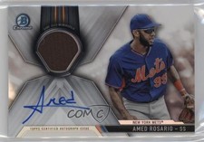 2017 Bowman Chrome Relics 6/150 Amed Rosario #CAR-AR Auto 10no