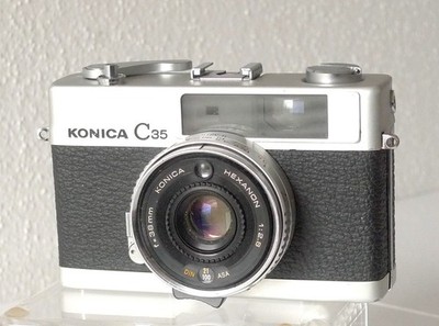 Konica C 35 analoge Kleinbild Kamera Sucherkamera Analogkamera vintage Retro