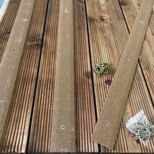 Anti Slip Decking Strips for Slippery Decking and Ramps. Free Drilling & Screws