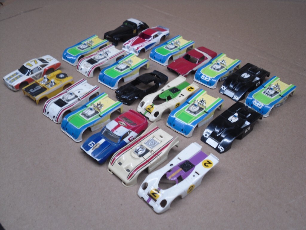 AURORA AFX SLOT CAR BODY JUNKYARD LOT C for parts repair restoration