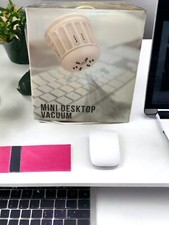 VIVITAR MINI DESKTOP VACUUM - Powerful Suction - IVORY