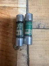 Two Buss Bussman Fusetron FNM-4  4 Amp Fuse # N