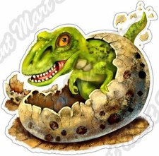 Baby Dinosaur Egg Jurassic Reptile Car Bumper Window Vinyl Sticker Decal 4.6"