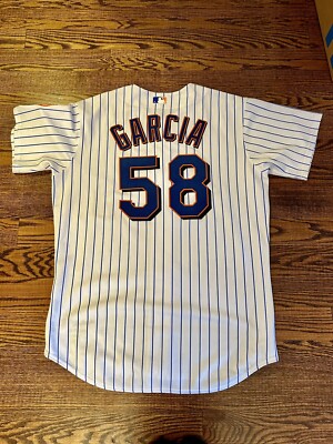 Authentic New York Mets Team Issued Garcia Jersey. Home. 2006