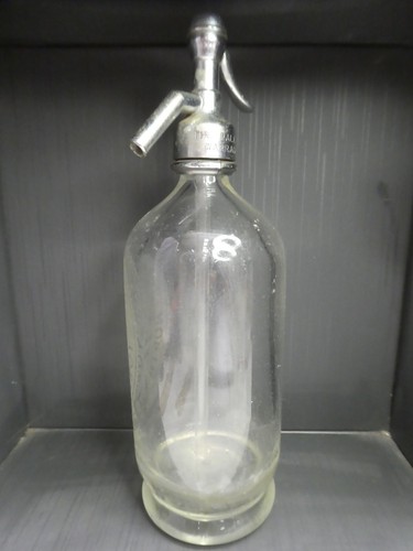 H.TAYLOR NORTH FITZROY MELBOURNE SODA SYPHON BOTTLE ART DECO BAR - Picture 6 of 10