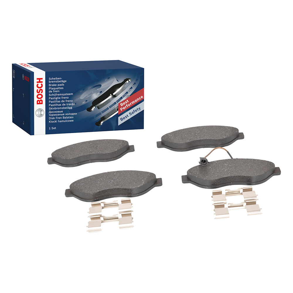 Plaquettes de frein Bosch BP1502 haute résistance pour sécurité avant