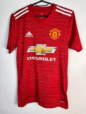 MANCHESTER UNITED 2020/21 SHIRT SOCCER JERSEY B. FERNANDES GC7958 Size XS
