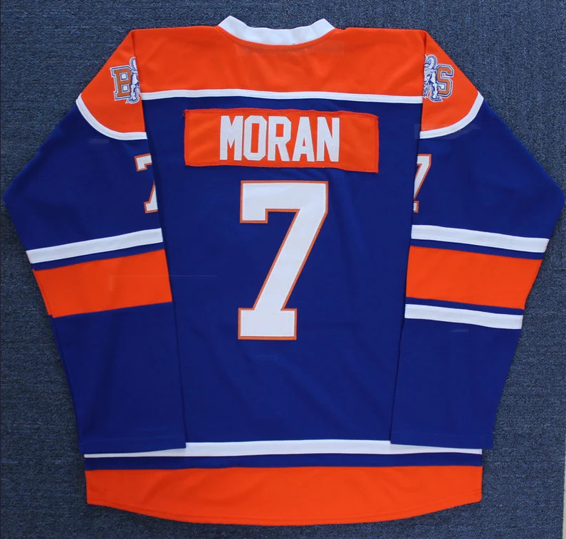 Alex Moran 7 Thad Castle 54 Randell Blue Mountain State Jersey Youth/Mens Sewn