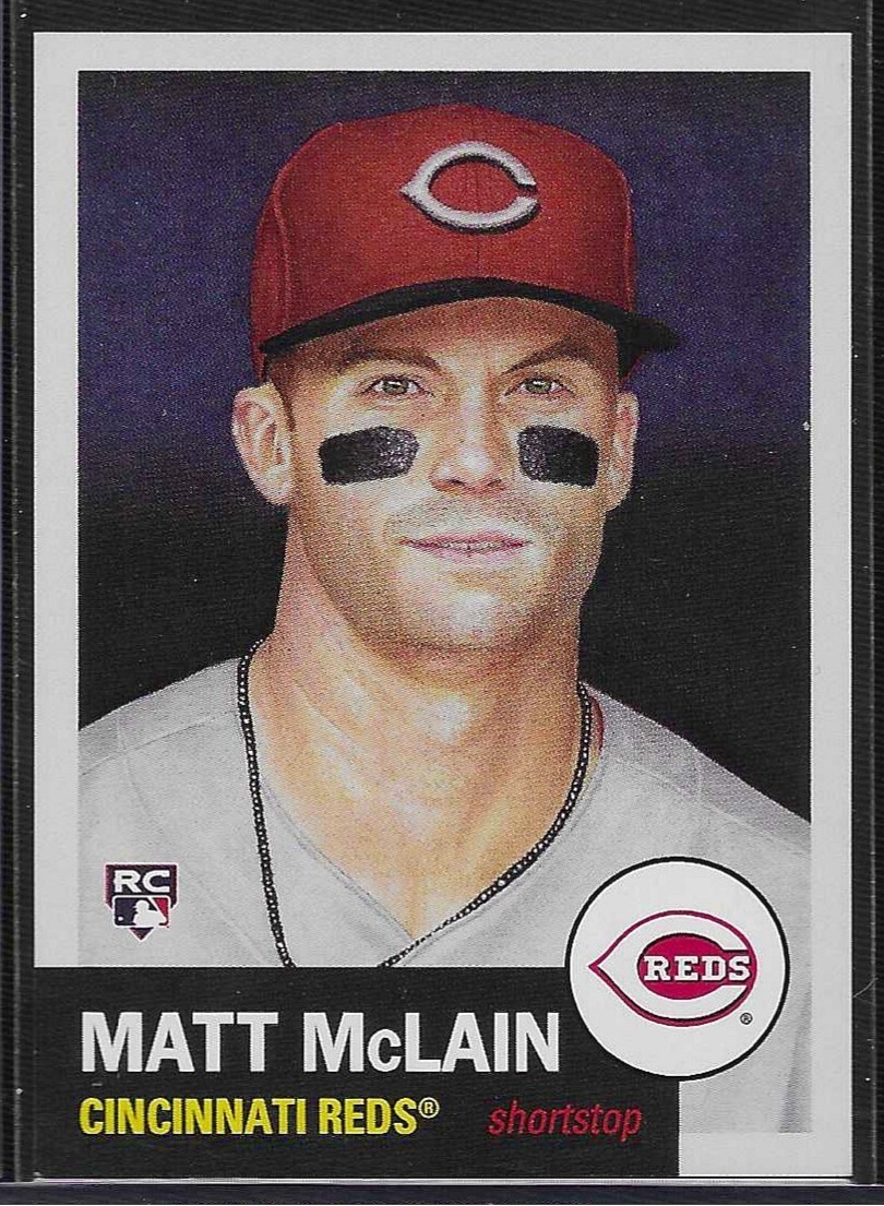 2023 TOPPS LIVING SET # 665 MATT McLAIN Rookie Cincinnati Reds 2,219 Printed b