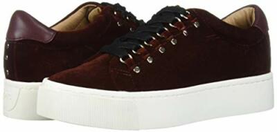 Joie Women's Size 7.5 (US) Rosewood Velvet Handan Platform Sneaker MSRP $228