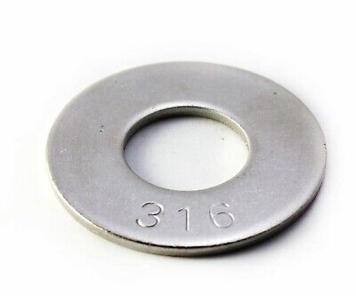 Premier 316 Stainless Steel Flat Washer SAE 3/4-10 Qty 50