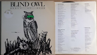Blind Owl-Debut at Dusk US Rapter Records prog lp